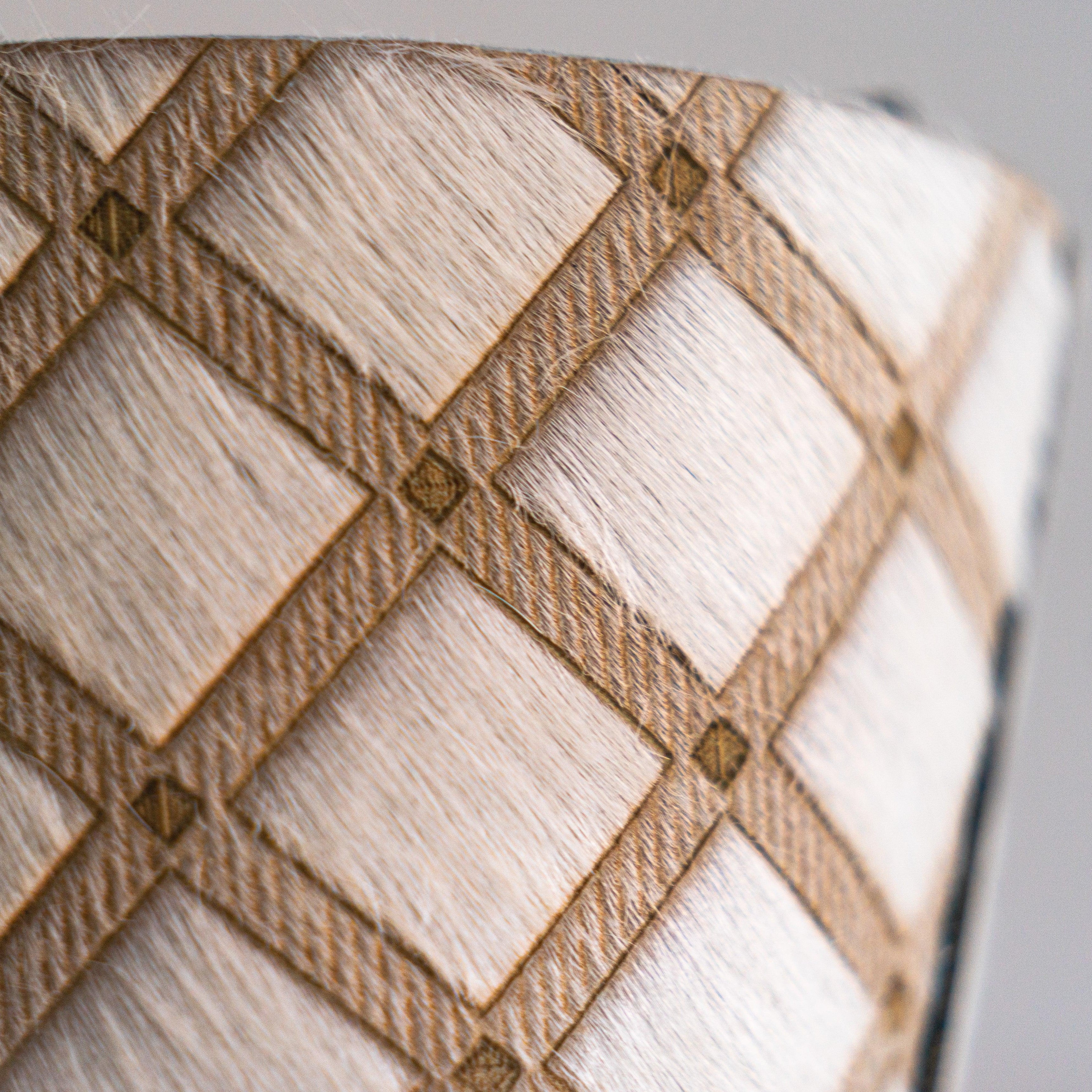 Hairy square brown - LAZADO