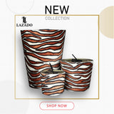Hairy zebra tricolor by VICTORIA WITH LOVE - Alternate Angle