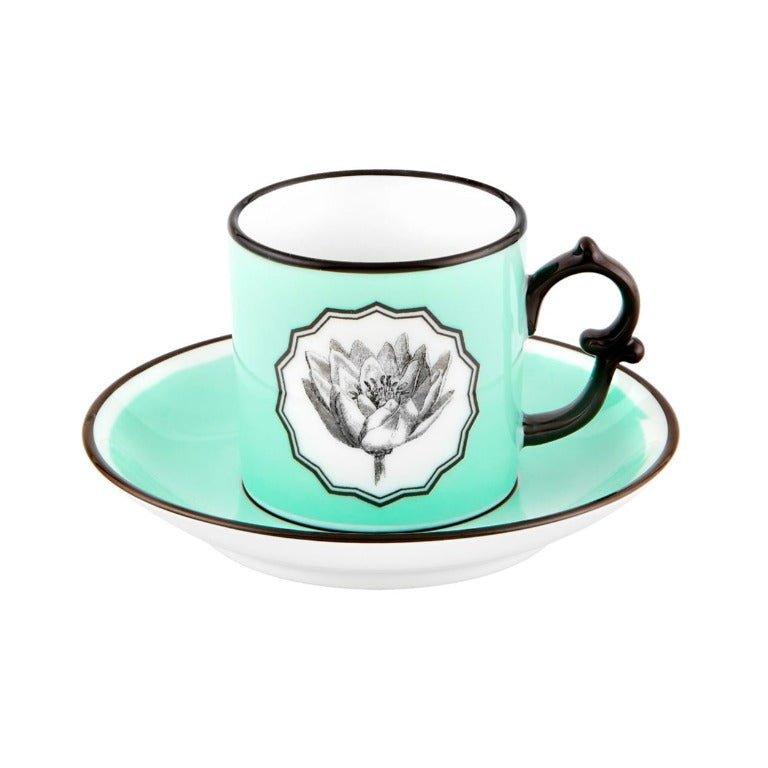 Herbariae - Coffee cup and saucer Green - LAZADO