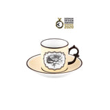 Herbariae - Coffee cup and saucer Yellow by Vista Alegre - Main View