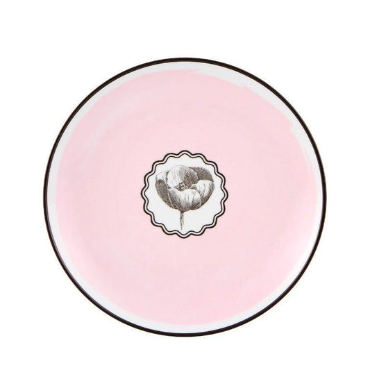 Herbariae - Dessert Plate Pink (4 plates) - LAZADO