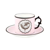 Herbariae - Tea cup and saucer Pink by Vista Alegre - Alternate Angle