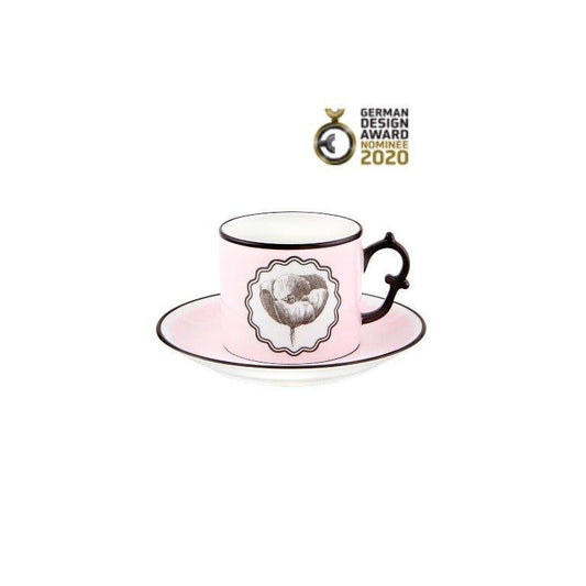 Herbariae - Tea cup and saucer Pink - LAZADO