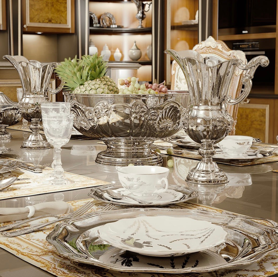 Barocco - Round plate mod.18th century 30 cm