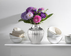 أرجينتي دارتي - مزهرية إسبانية منحوتة، نقش بييمونتي، ارتفاع 26 سم