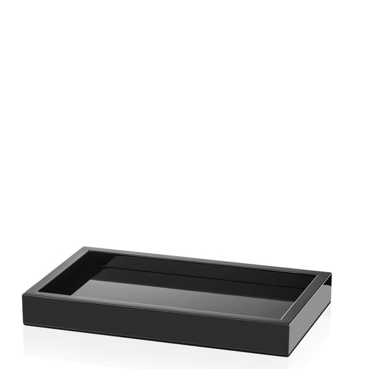 IRIS lacquered black gloss finish- bath accessories set - LAZADO
