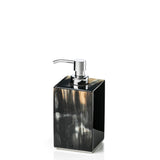 IRIS lacquered black gloss finish- bath accessories set by Arcahorn - Close-up
