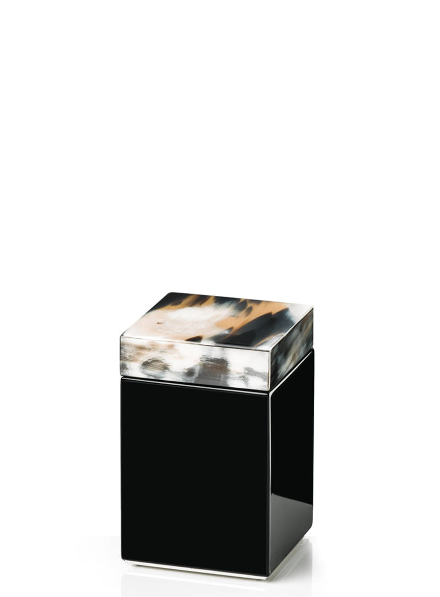 IRIS lacquered black gloss finish- bath accessories set - LAZADO