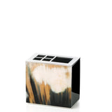 IRIS lacquered black gloss finish- bath accessories set by Arcahorn - Detail View