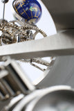 Tellurium IV NICKLE by Hermle - Detail View