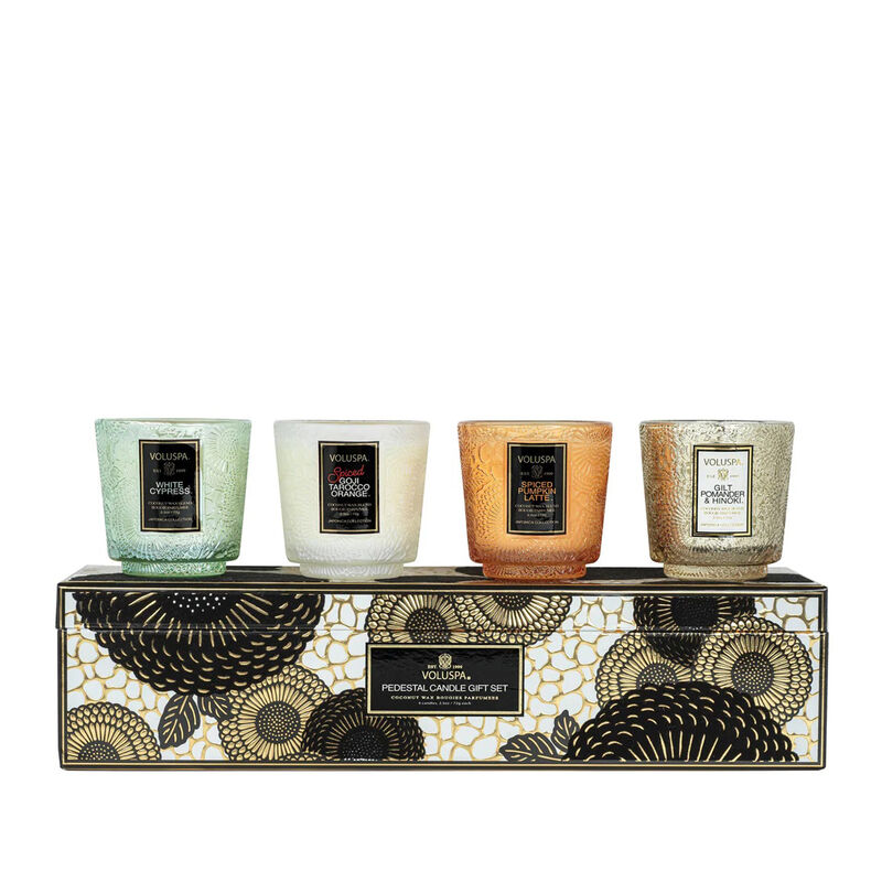 JAPONICA HOLIDAY PEDESTAL CANDLE GIFT4PC*72G - LAZADO