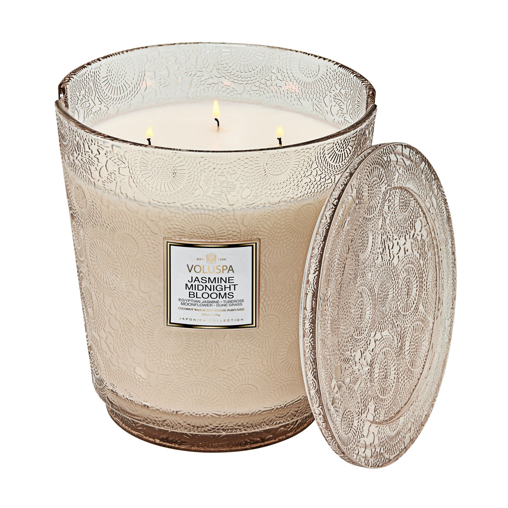 JASMINE MIDNIGHT BLOOMS - 5WICK HEARTH 3.5KG - LAZADO