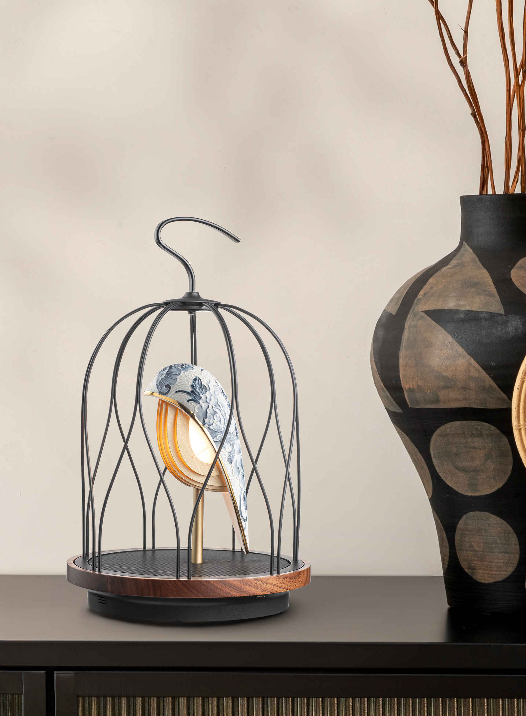 سبيكر JG01s اللاسلكية بتصميم مبتكر – ازرق وابيض