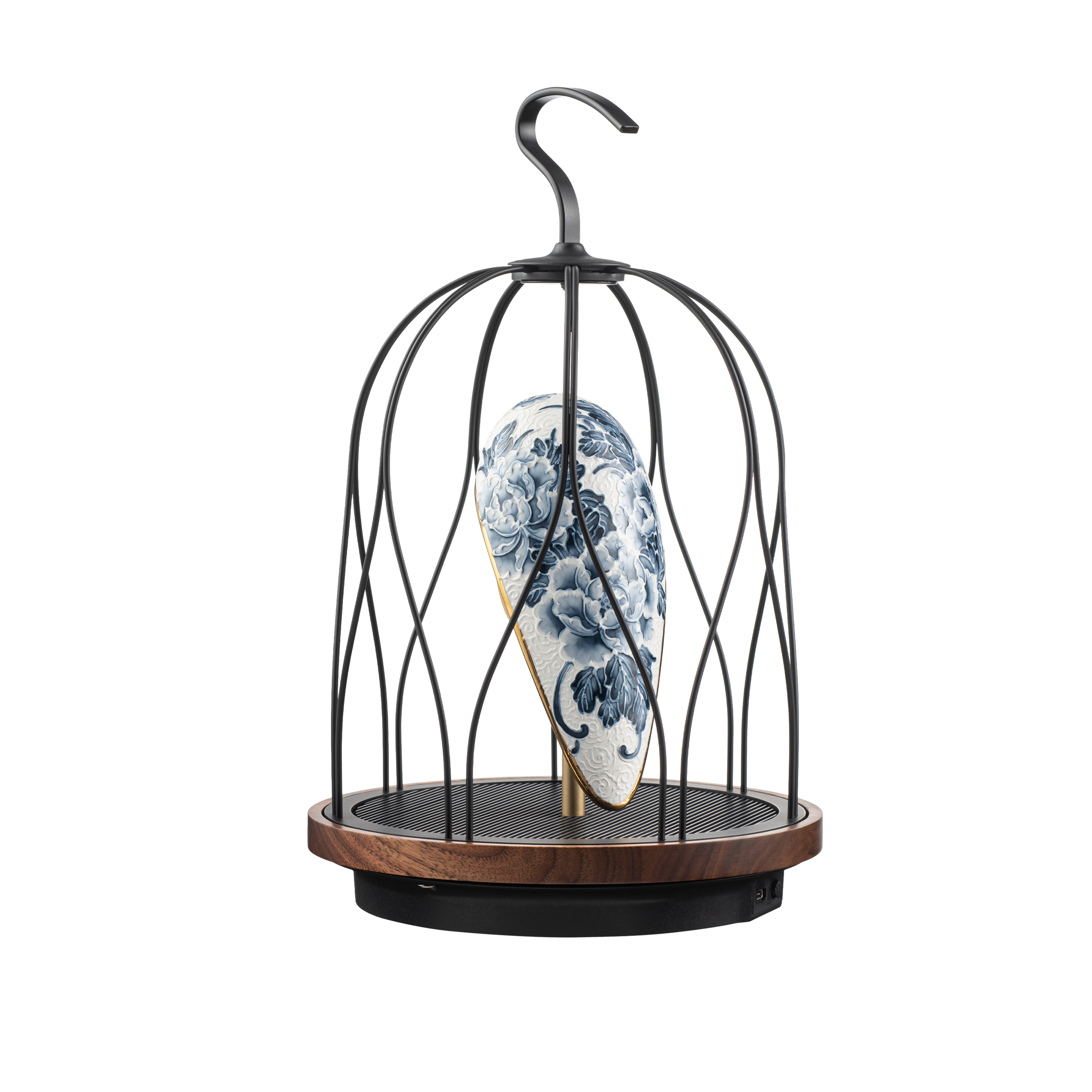 JG01s wireless audio light- Blue White Peony