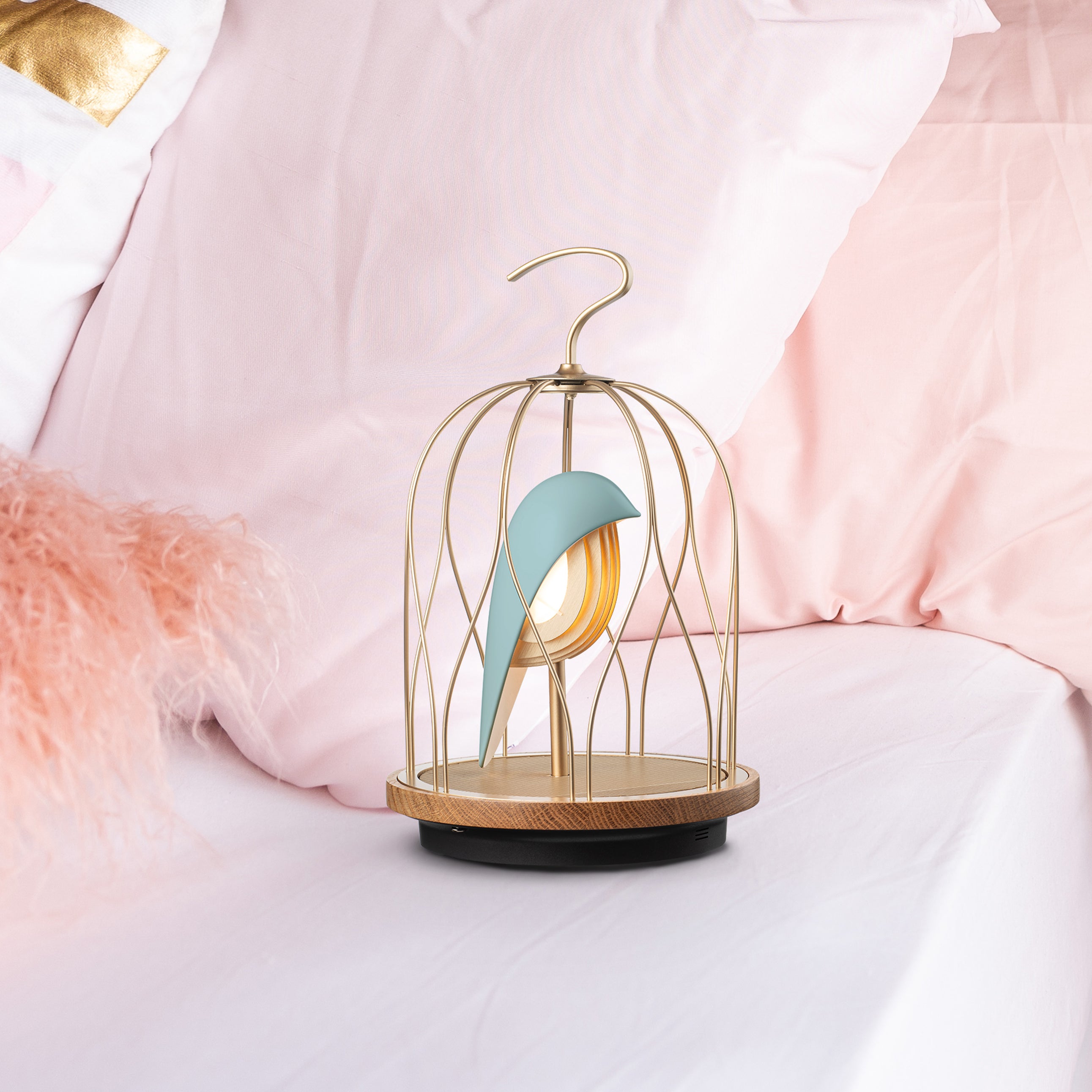 JG01s wireless audio light- Aqua Blue