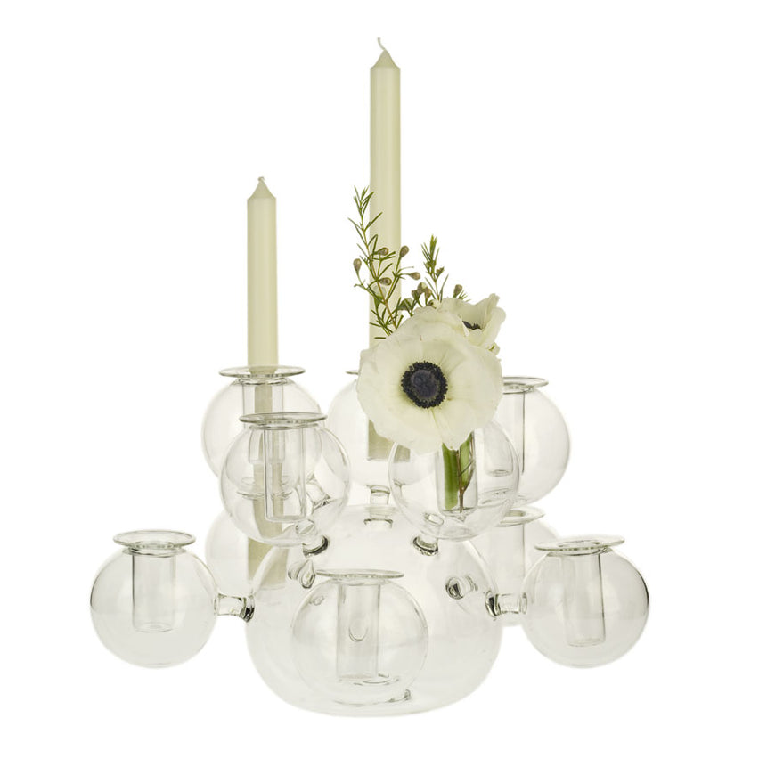 LUME Centerpiece, blown glass cm 28×20 - LAZADO