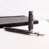 La Grande Bellezza Forged Carbon Fountain Pen by Pineider - Close-up