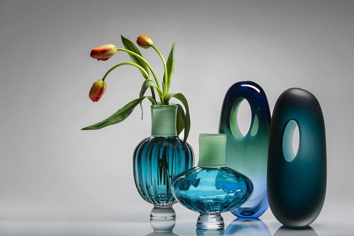 Large Vase Portal Green Matte by Vista Alegre - Main View