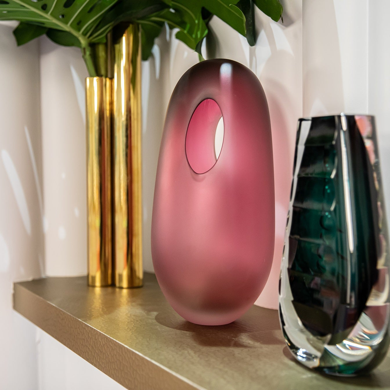Large Vase Portal Pink Matte - LAZADO