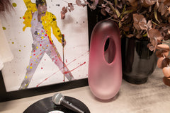 Large Vase Portal Pink Matte by Vista Alegre - Close-up