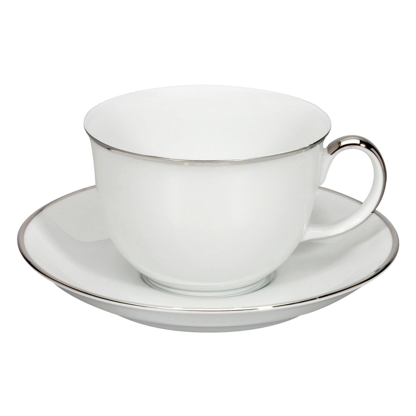 Luso - Platina Tea Cup & Saucer - LAZADO