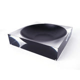 Acrylic Centre Bowl – Black by LAZADO-Decor - Alternate Angle