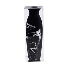 Taibai Acrylic Art Vase – Black Mottle