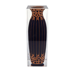 Taibai Acrylic Art Vase – Brown Mottle by LAZADO-Decor - Alternate Angle