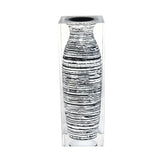 Taibai Acrylic Art Vase – Grey Mottle by LAZADO-Decor - Alternate Angle