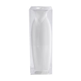 Taibai Acrylic Art Vase – White by LAZADO-Decor - Alternate Angle