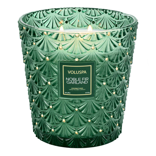 NOBLE FIR GARLAND - 3WICK HEARTH CANDLE 1077G - LAZADO