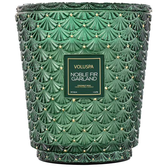 NOBLE FIR GARLAND- 5WICK HEARTH CANDLE 3.5KG - LAZADO