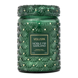 NOBLE FIR GARLAND - LARGE JAR CANDLE 510G by VOLUSPA - Detail View