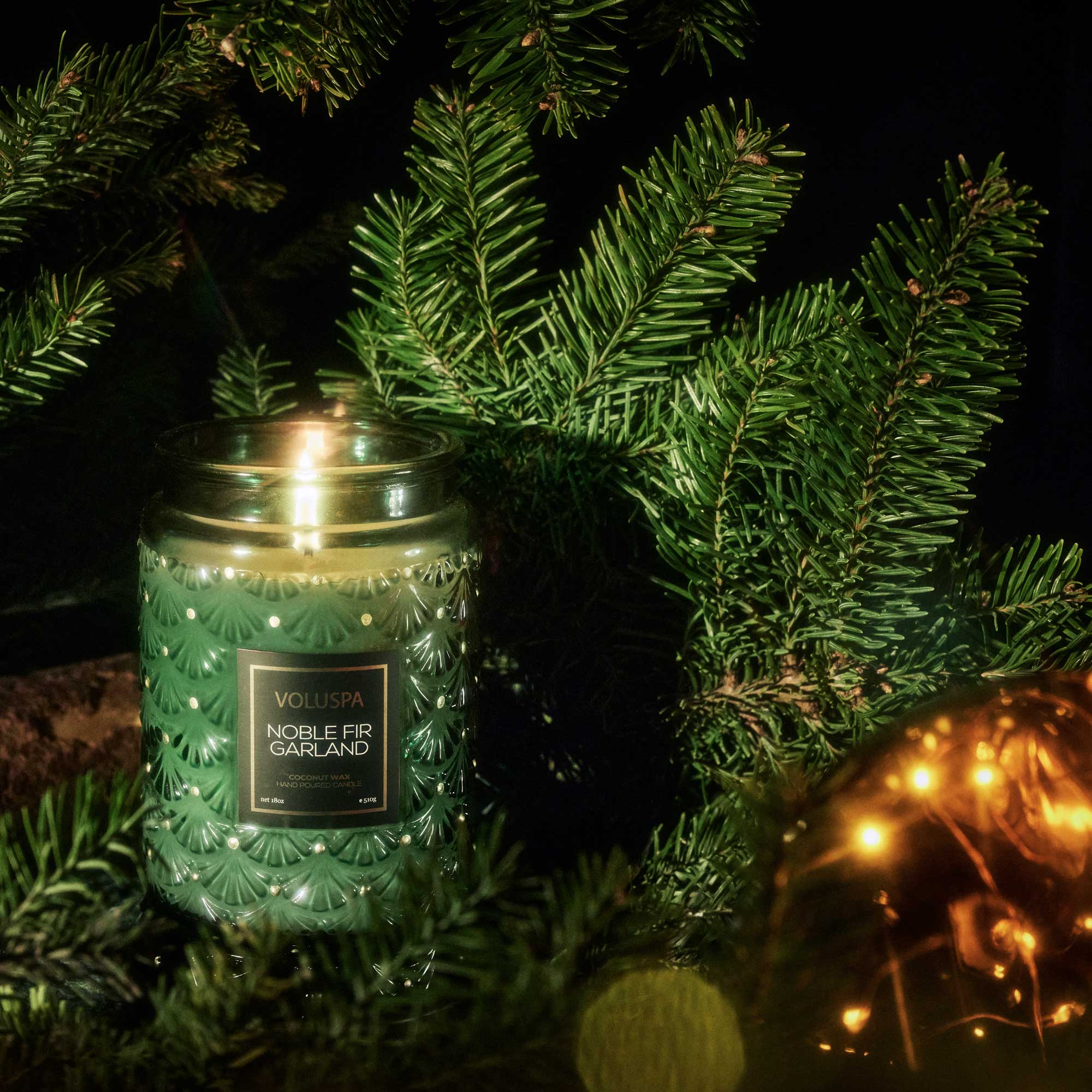NOBLE FIR GARLAND - LARGE JAR CANDLE 510G - LAZADO