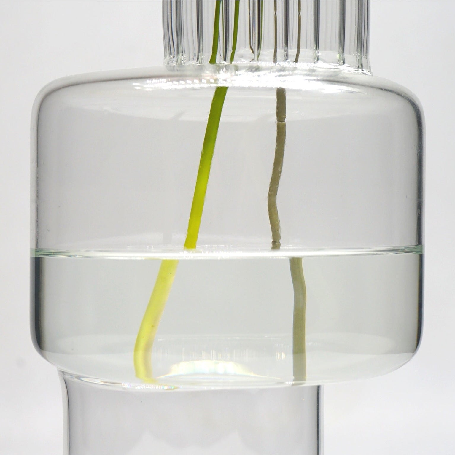 Naxos - clear asymmetrical vase - LAZADO