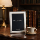 Miro Silver Photo Frame — Gessato · 9×13 cm