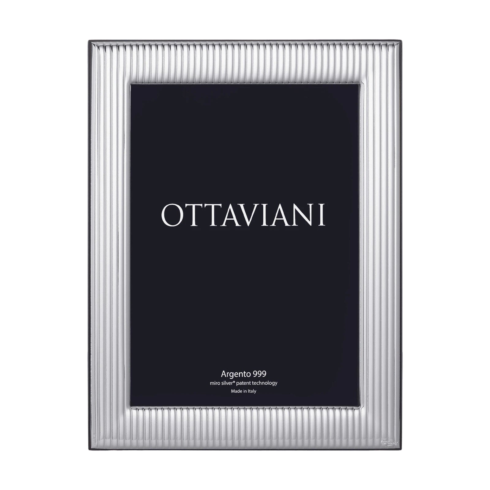 Miro Silver Photo Frame — Gessato · 9×13 cm