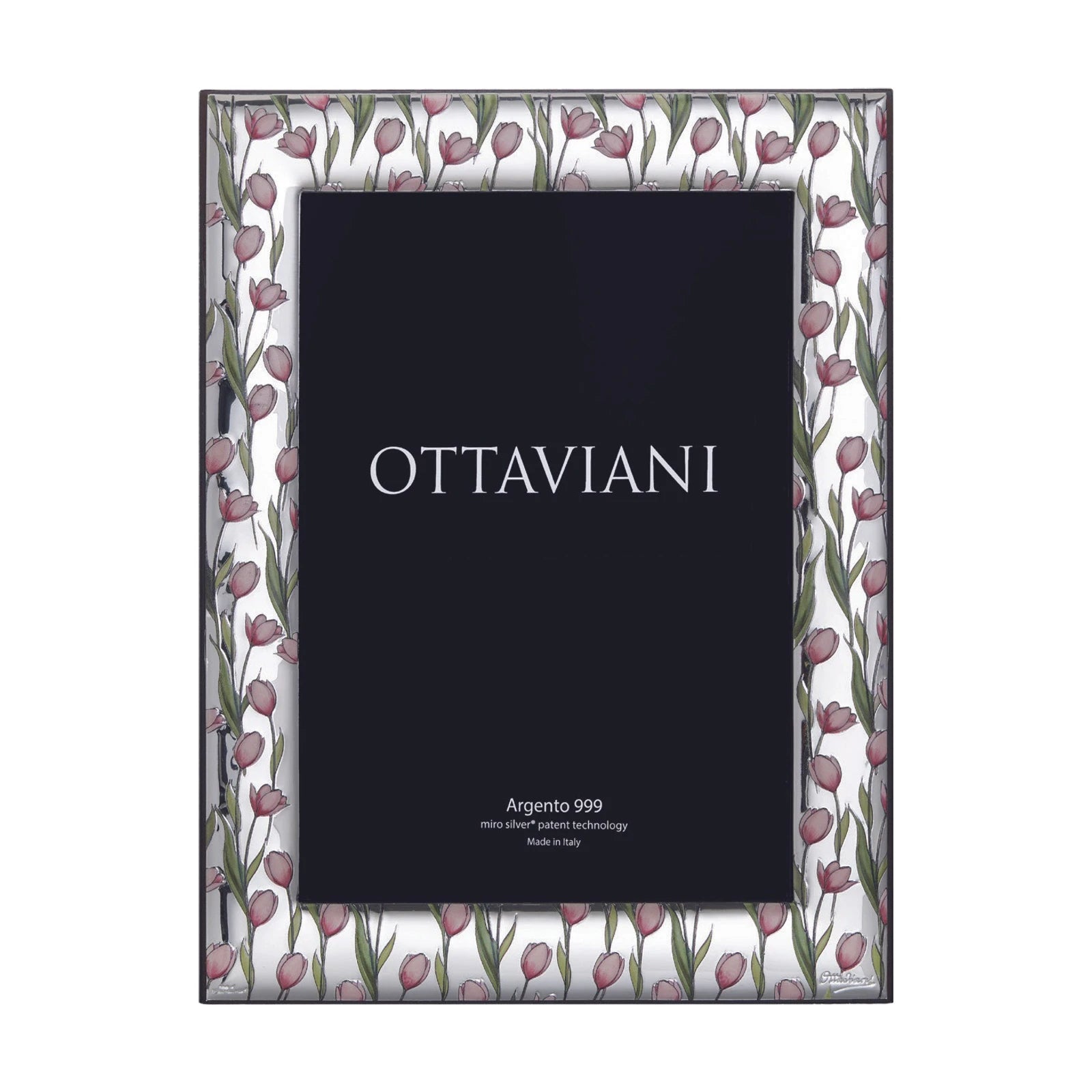 Miro Silver Photo Frame — Tulipani · 18×24 cm