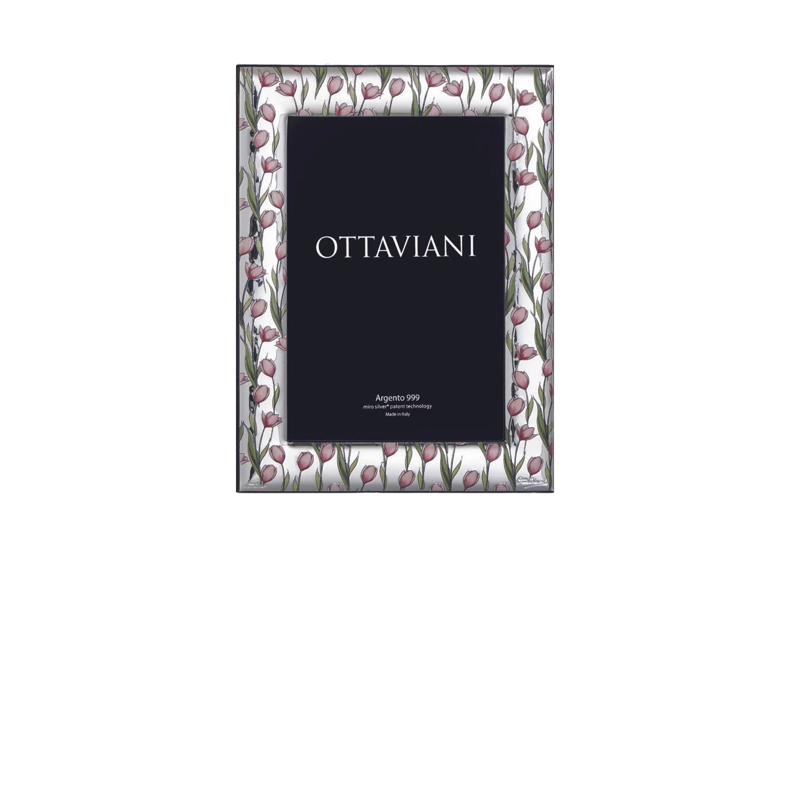 Miro Silver Photo Frame — Tulipani · 13×18 cm