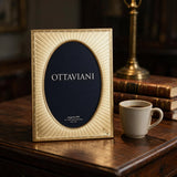 Miro Silver Photo Frame — Il Sole Oro, Oval · 13×18 cm