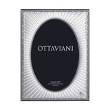 Miro Silver Photo Frame — Il Sole, Oval · 13×18 cm