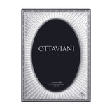Miro Silver Photo Frame — Il Sole, Oval · 10×15 cm