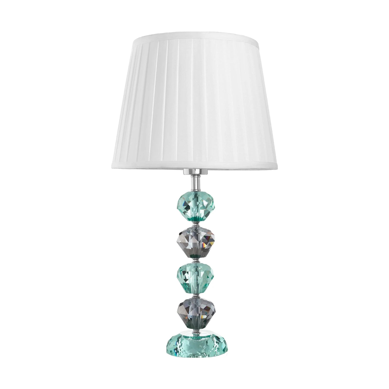 Aquamarine Crystal Table Lamp · 55 cm