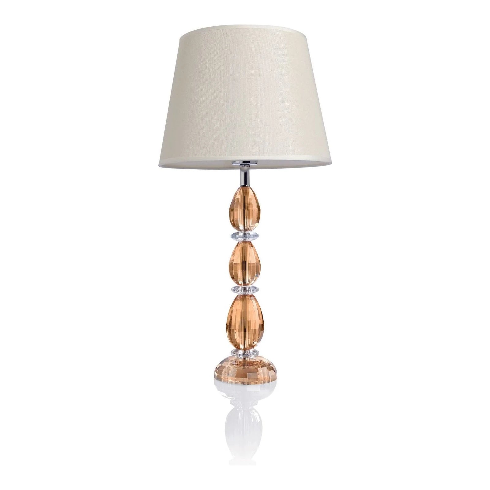 Amber Crystal Table Lamp · 58 cm
