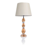 Amber Crystal Table Lamp · 58 cm