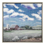 Landscape — Oil on Canvas, Gloss Finish · 100×100 cm