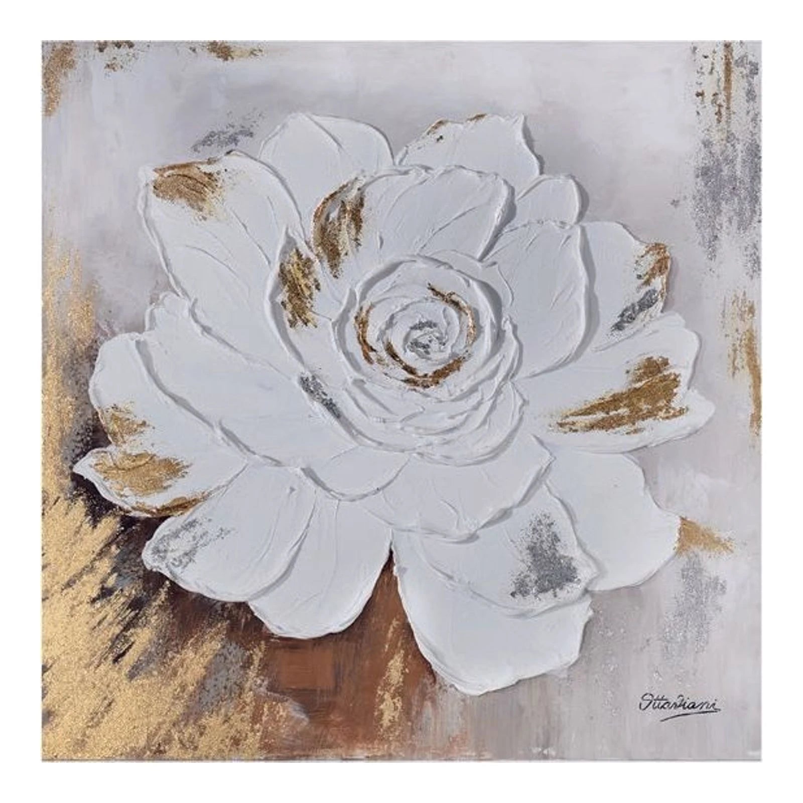 Il Fiore dei Fiori — Painting on Canvas · 80×80 cm