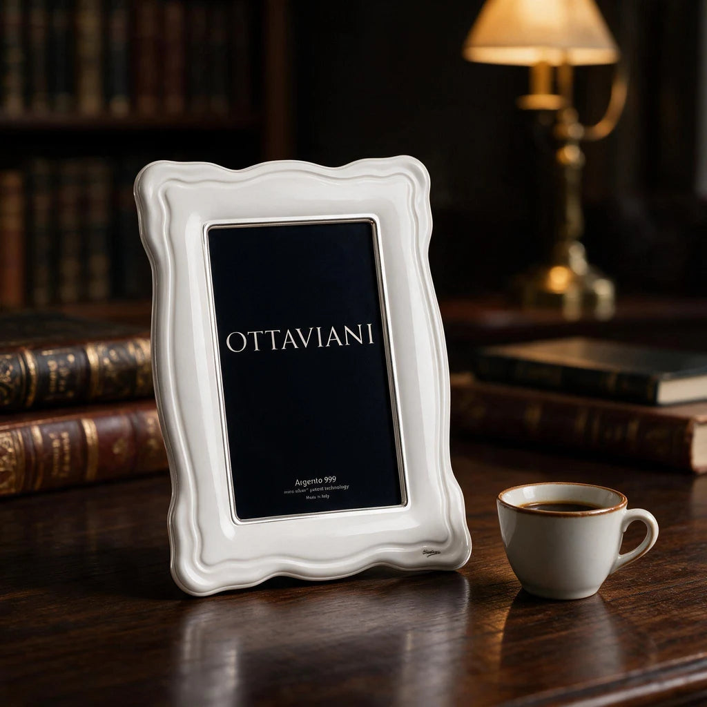 Miro Silver Photo Frame — Caramella Bianca · 10×15 cm