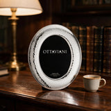Miro Silver Photo Frame — Dolce Vita, Oval · 13×18 cm