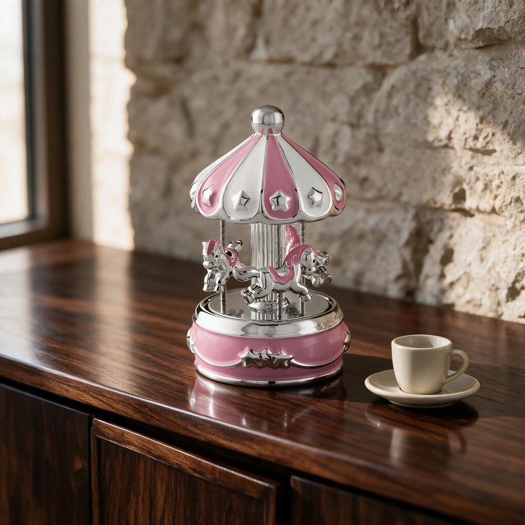 Carousel Music Box — Pink